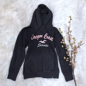 Oregon Coast Seaside Grey Hoodie SZ S